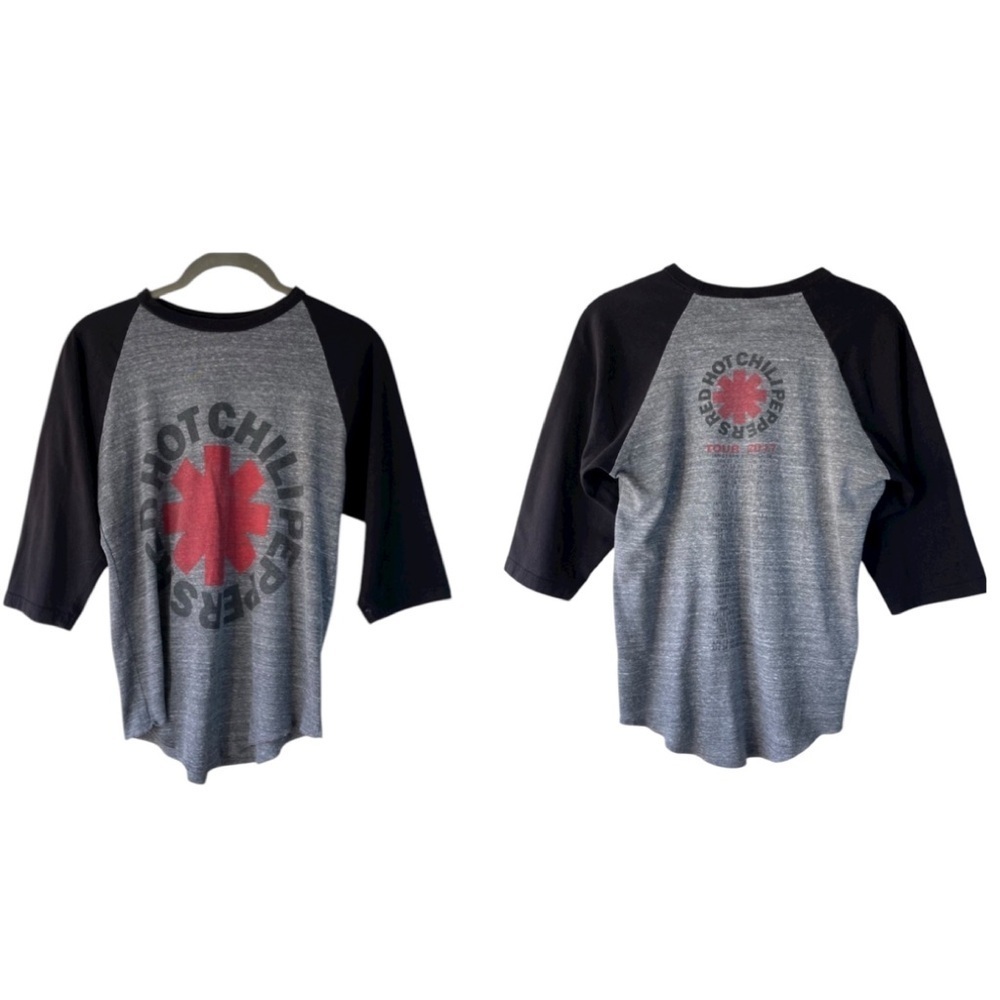 Red Hot Chili Peppers 2017 Tour Band Concert Rock Tee 3/4 Sleeve T Shirt SZ S